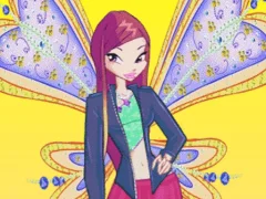 Leikur Winx Roxy Dressup á netinu