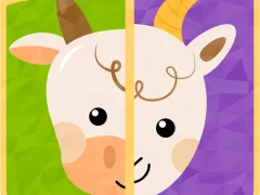 Leikur Baby Games Animal Puzzle for Kids á netinu