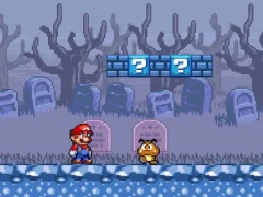 Leikur Super Mario Bros Star Scramble 2 Ghost island á netinu