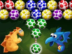 Leikur Dino Eggs Bubble Shooter á netinu