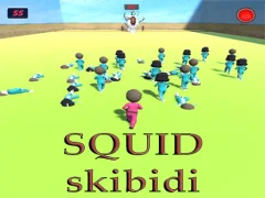 Leikur SQUID SKIBIDI á netinu