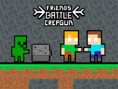 Leikur Friends Battle Crepgun á netinu