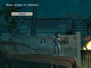 Leikur Baby Sniper í Víetnam á netinu