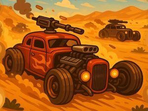 Leikur Hot Rods Arena Stars á netinu