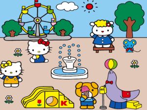 Leikur Hello Kitty: Scene Creator á netinu