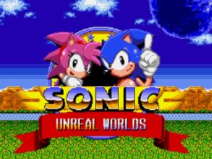 Leikur Sonic Unreal Worlds á netinu