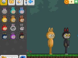 Leikur Labubu leikvöllur: Ragdoll sandkassi á netinu