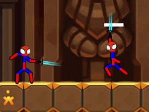Leikur Stickman bardaga bardaga á netinu