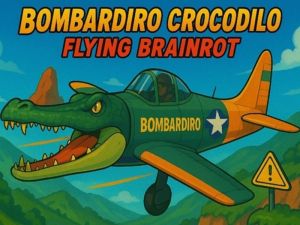 Leikur Bombardiro crocodilo fljúgandi heila á netinu