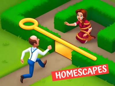 Leikur Homescapes á netinu