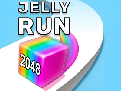 Leikur Jelly Run 2048 á netinu