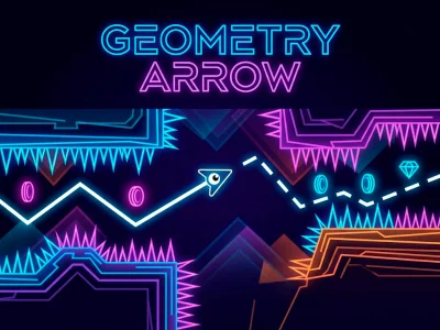 Leikur Geometry Arrow á netinu
