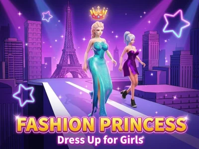 Leikur Fashion Princess Dress Up for Girls á netinu