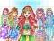 Leikur Girl Coloring Dress Up Games á netinu
