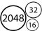 Leikur Merge Numbers 2048 á netinu