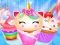Leikur Unicorn Mermaid Cupcake Cooking Design á netinu