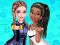 Leikur Elsa And Tiana Workout Buddies á netinu