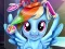 Leikur Rainbow pony real haircuts á netinu