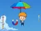 Leikur Umbrella Falling Guy á netinu