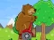 Leikur Bear on a Scooter á netinu