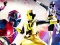 Leikur Power Rangers Match Attack á netinu