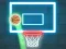 Leikur Swipe Basketball Neon á netinu