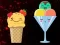 Leikur Ice cream PUZZLES á netinu