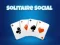 Leikur Solitaire Social á netinu