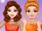Leikur Princesses Ice Skating Dress Up á netinu