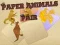 Leikur Paper Animals Pair á netinu