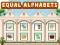 Leikur Equal Alphabets á netinu