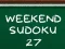 Leikur Weekend Sudoku 27 á netinu
