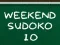 Leikur Weekend Sudoku 10 á netinu