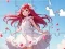 Leikur Jigsaw Puzzle: White Dress Girl á netinu