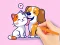 Leikur Coloring Book: Dog And Cat á netinu