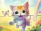 Leikur Jigsaw Puzzle: Kitten With Butterfly á netinu