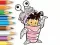 Leikur Coloring Book: Monster Costume Girl á netinu