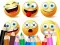 Leikur Coloring Book: Funny Emoji á netinu