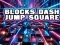 Leikur Blocks Dash Jump Square á netinu