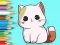 Leikur Coloring Book: Cute Kitten á netinu