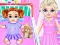 Leikur Little Elsa Caring Day á netinu