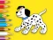 Leikur Coloring Book: Cute Spotted Dog á netinu