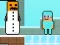 Leikur Noob vs Pro Snowman á netinu
