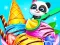 Leikur Baby Panda Ice Cream Truck á netinu