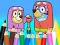 Leikur Coloring Book: Bluey Flossing Grannies á netinu