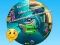 Leikur Round Jigsaw Puzzle Collect Pictures of Funny Ocean Inhabitants á netinu