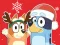 Leikur Jigsaw Puzzle: Bluey Christmas Gift á netinu