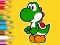 Leikur Coloring Book: Yoshi Fishing Day á netinu