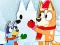 Leikur Jigsaw Puzzle: Bluey Christmas Snowman á netinu