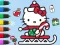 Leikur Coloring Book: Hello Kitty Christmas á netinu